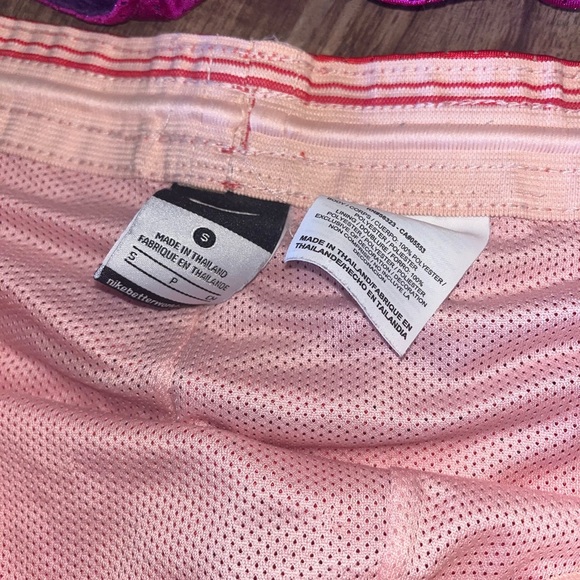 Lot of 2 Nike Shorts Womens Small Running Athletic Drawstring Pink Purple - Picture 3 of 7